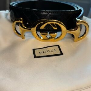🖤 Gucci Interlocking G Horsebit Leather Belt 🖤